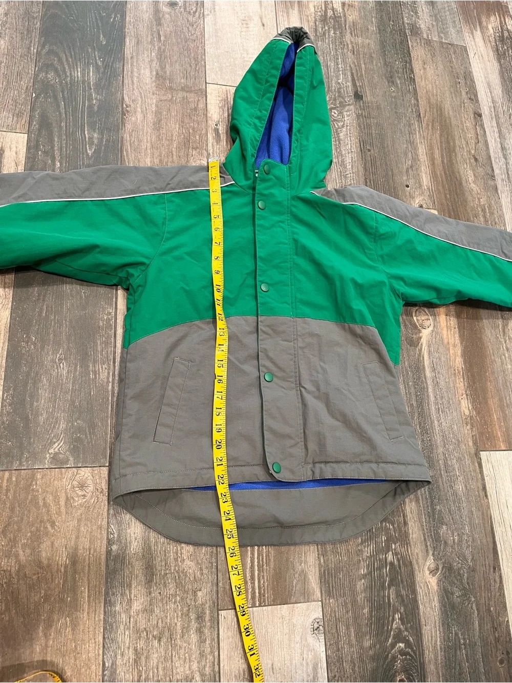 Hanna Andersson 140 Boys Hooded Insulated Zip Coat Jacket 10 Ski Snowboard